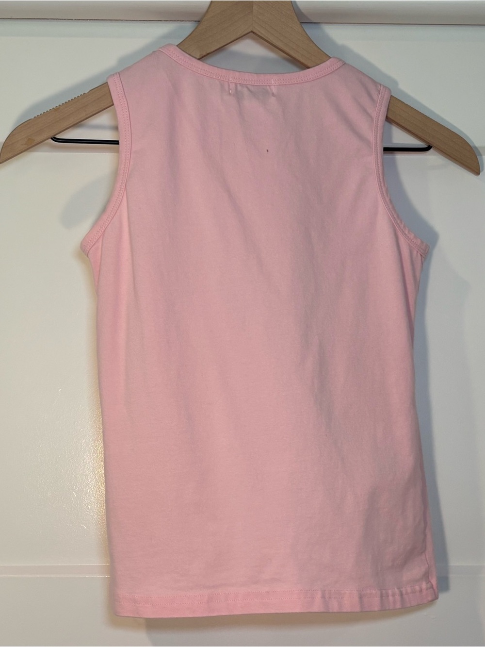 Lola + The Boys Pink Sequin Lip Tank with Multi-Color Stars - Picture 4 of 5